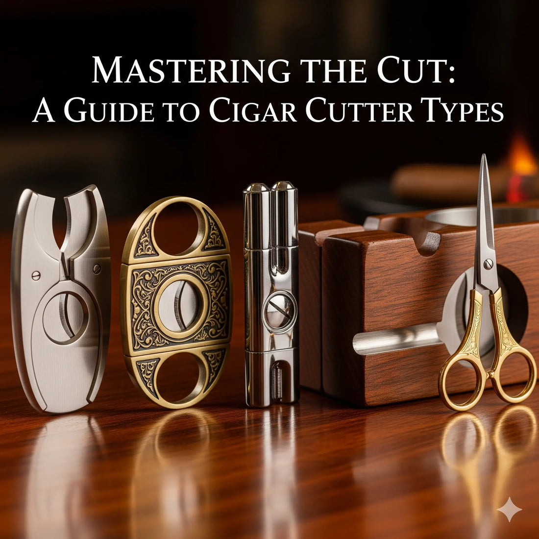 How to Use Different Cigar Cutter Types Properly