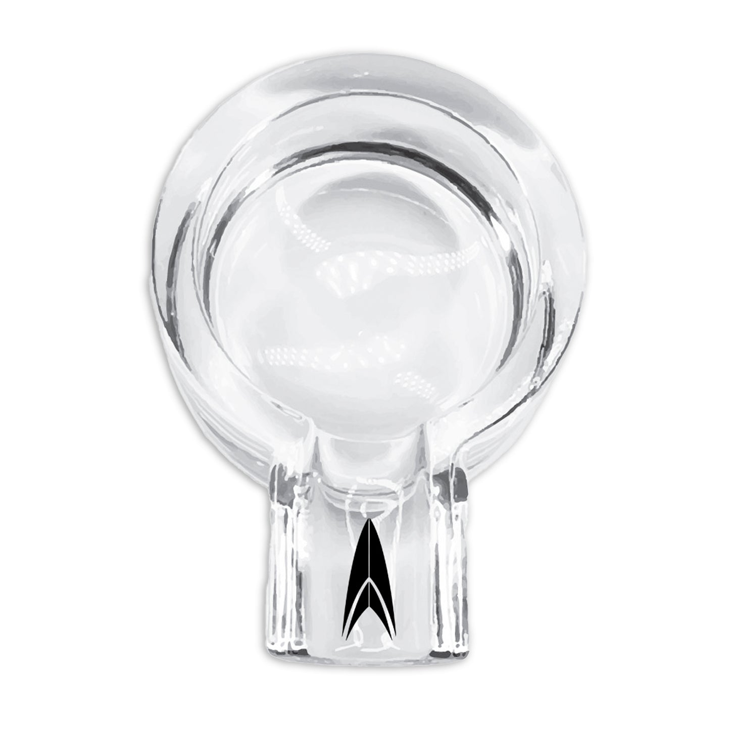 Lotus Clarity Glass Ashtray