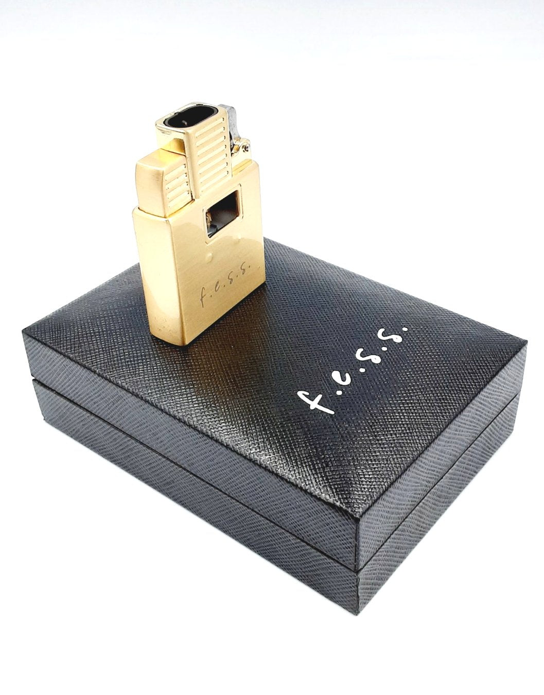 FESS Products Double Torch Pinpoint Cigar Lighter Flame Insert - Gold