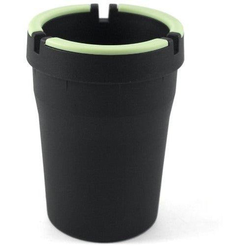 Glow in the Dark Cup-Style Self-Extinguishing Cigarette Ashtray - Black, , fessonline, FESSONLINE