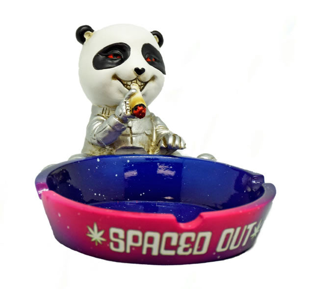 Space Panda Ashtray with a Galaxy Tray
