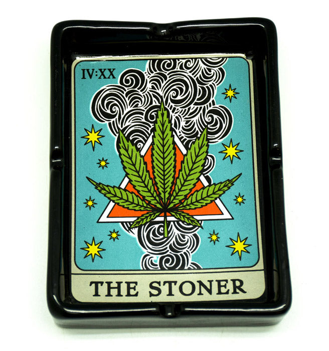 The Stoner.  Tarot Card Ashtray.