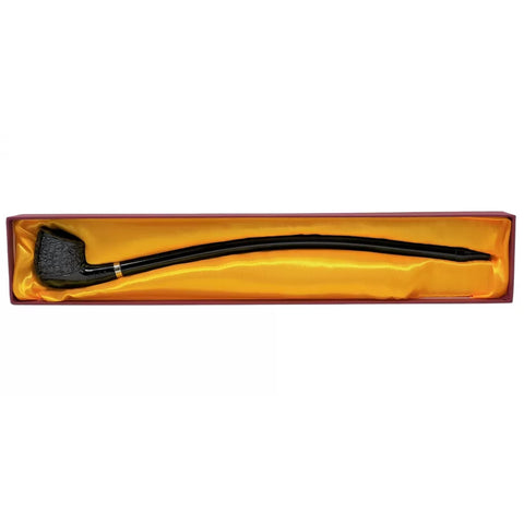15" DUBLIN RUSTIC CARVED CHURCHWARDEN HAND PIPE