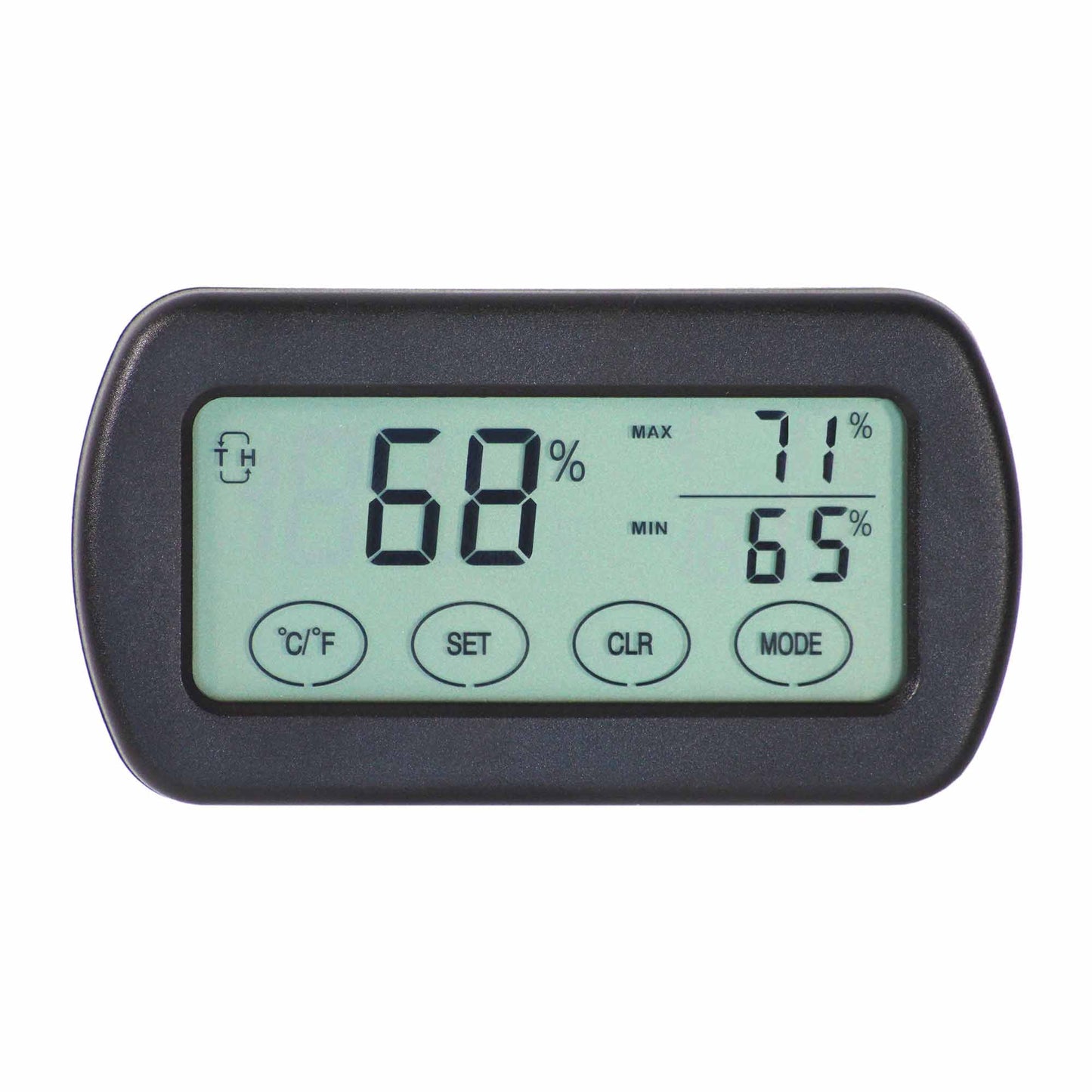 Lotus Digital Hygrometer Rectangular