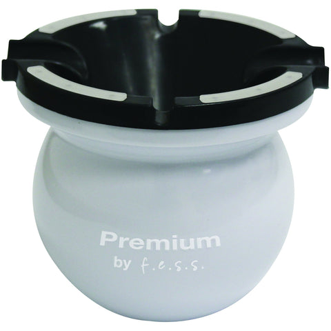 Glow in the Dark Premium Multi Function Portable Cigarette/Cigar Spill proof Ashtray  - White, , FESSONLINE, FESSONLINE