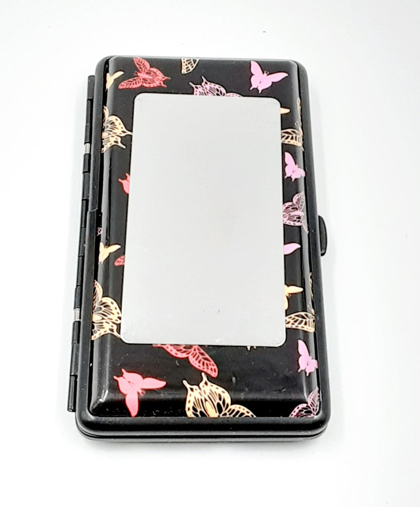 Cigarette case butterfly with mirror for 120mm