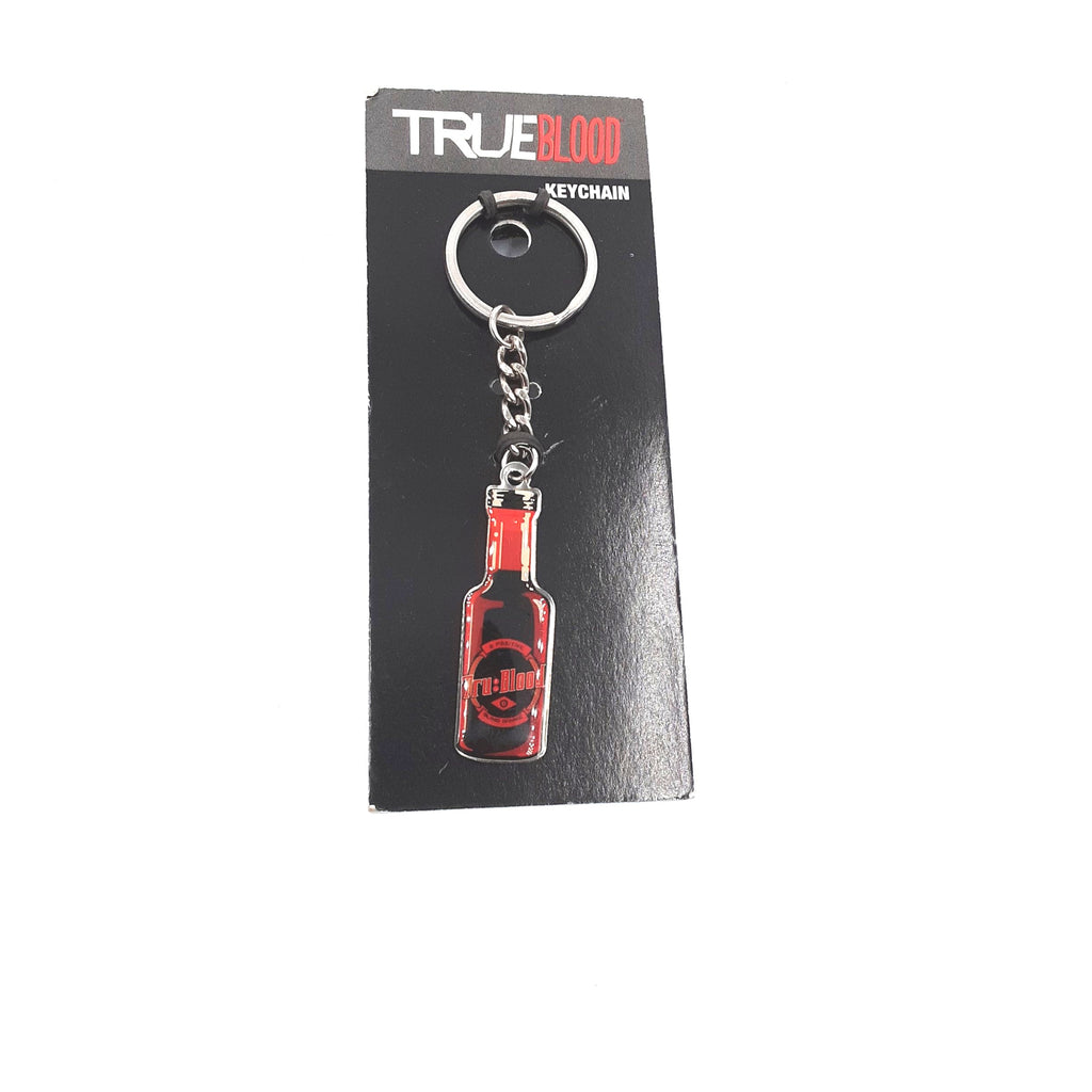 True Blood red bottle keychain