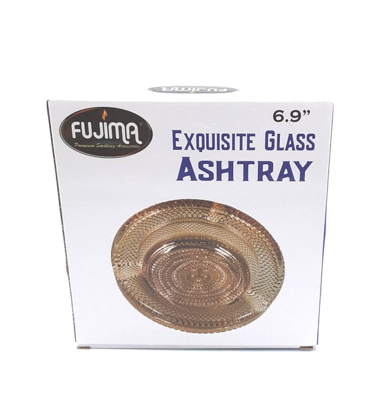 Fujima Exquisite glass ashtray  6.9"