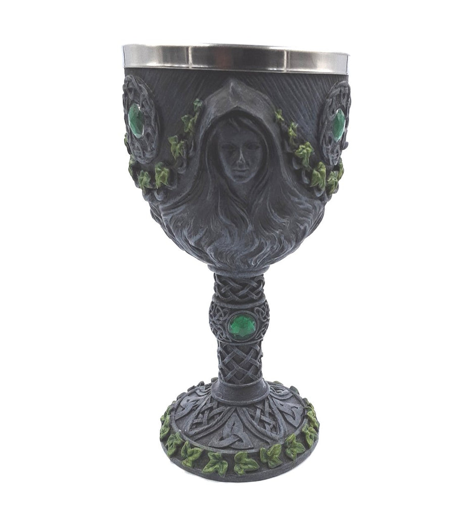 Maiden, Mother, and Crone chalice #2099