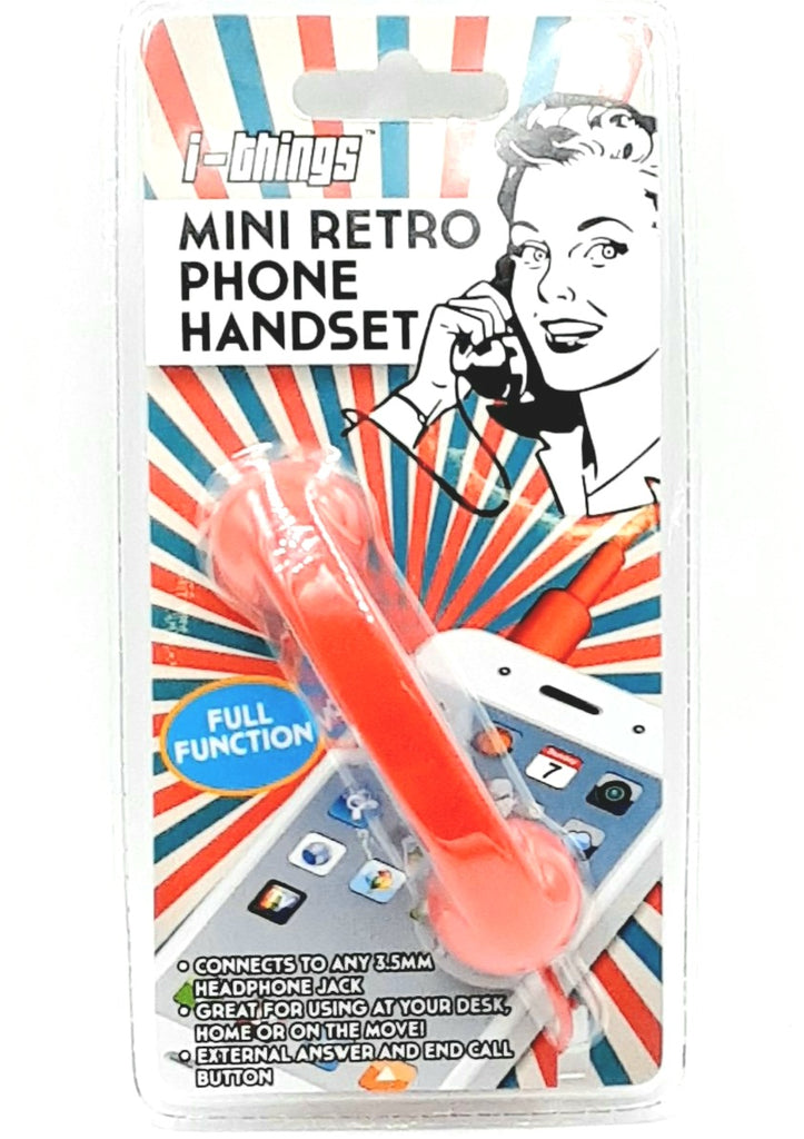 Mini retro phone handset
