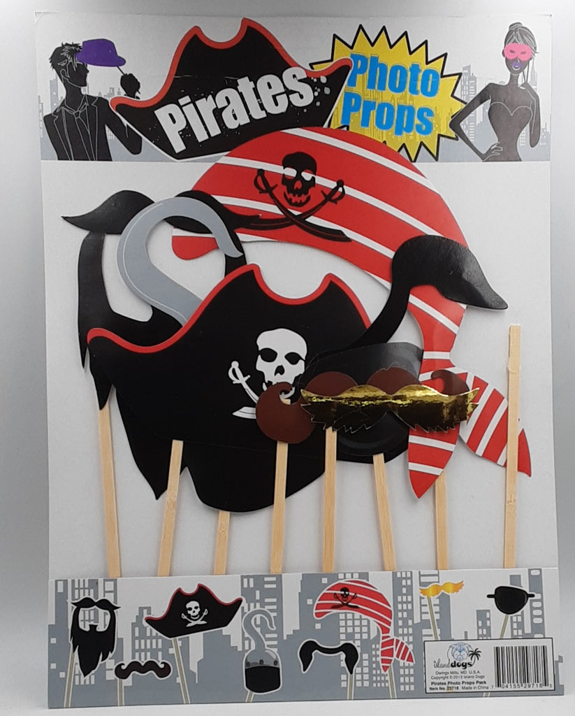 Photo props pirates set of 8 pics