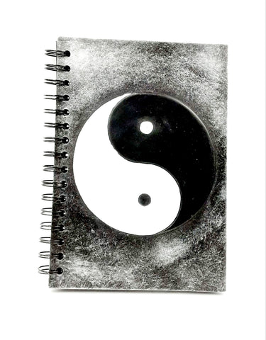 Stone cover journal ying-yang