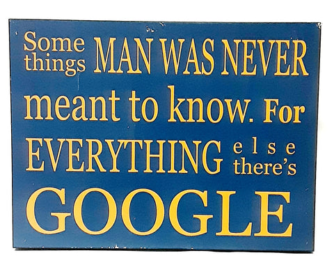 Wall plaque some things was never meant to know....#2316