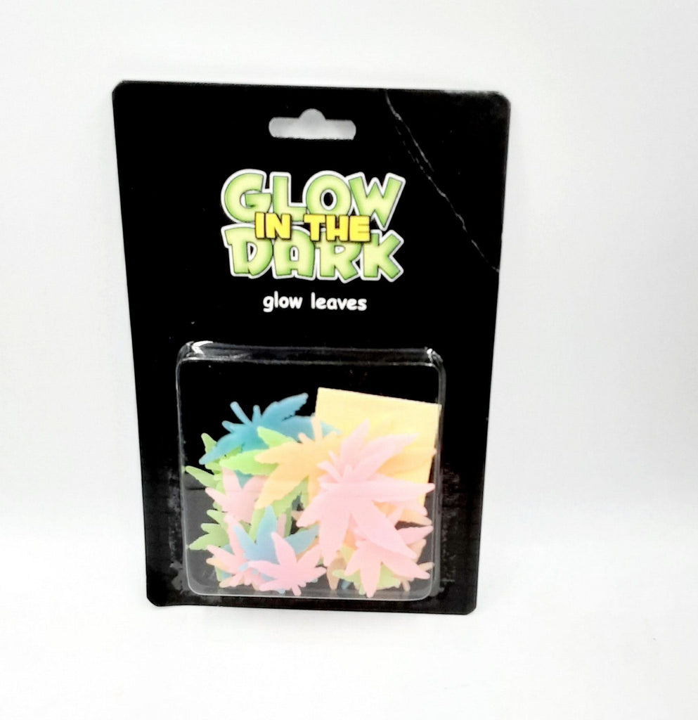 24 Piece Glow in the Dark Multicolor leaves