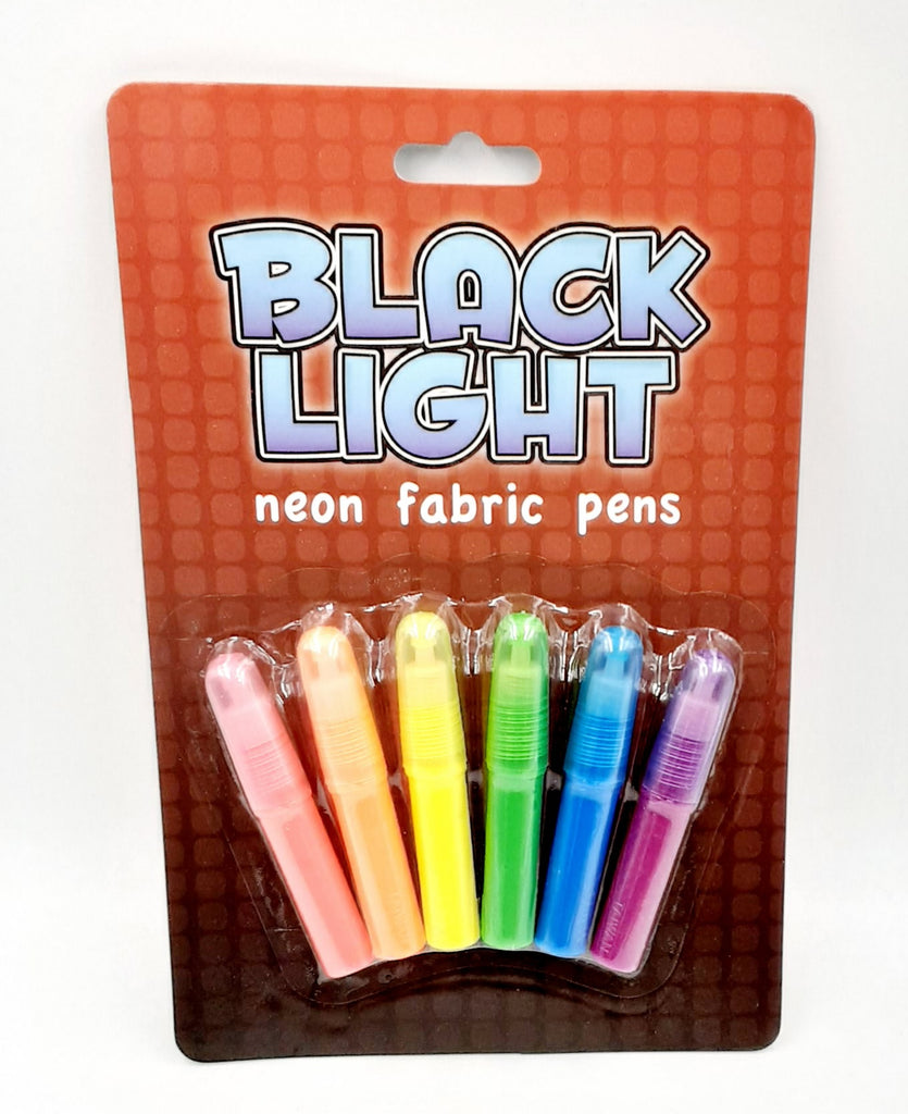 Black Light Neon Fabric Pens