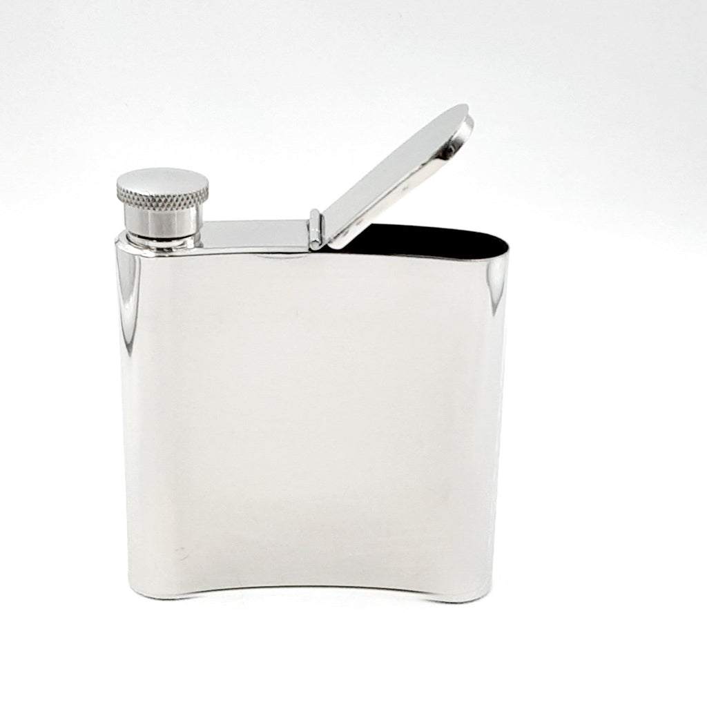 3.5 oz  Stainless steel pocket flask