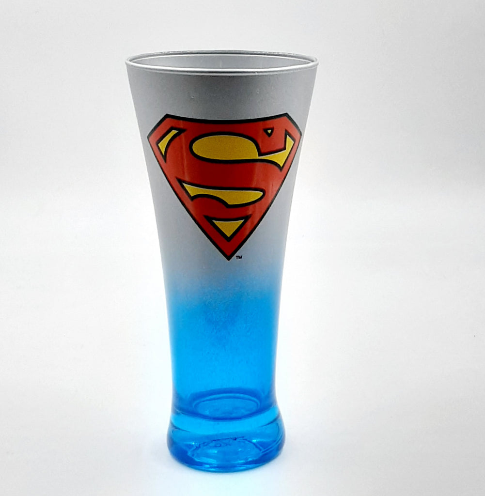 Superman fluted glass 12oz
