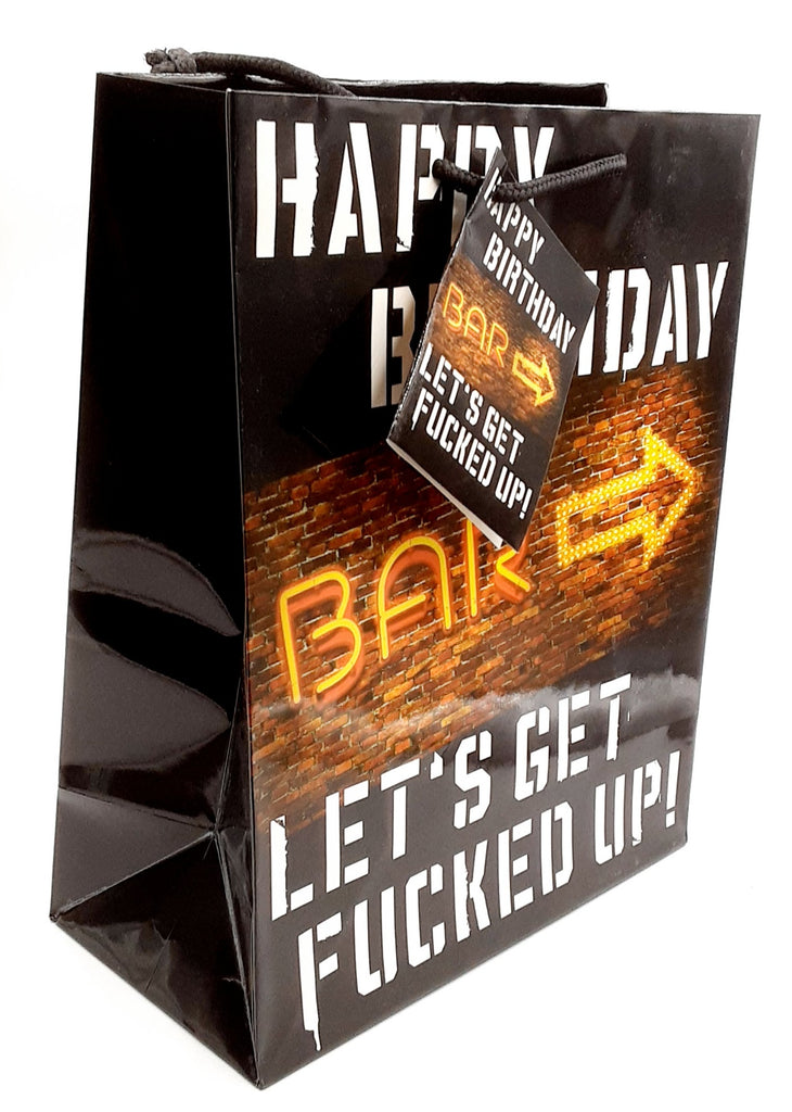 2 Pack Kalan happy birthday lets get f*cked up gift bag