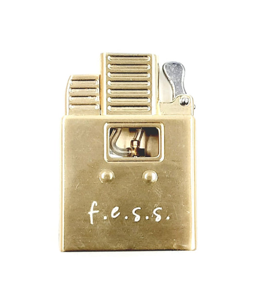 FESS Products Double Torch Pinpoint Cigar Lighter Flame Insert - Gold