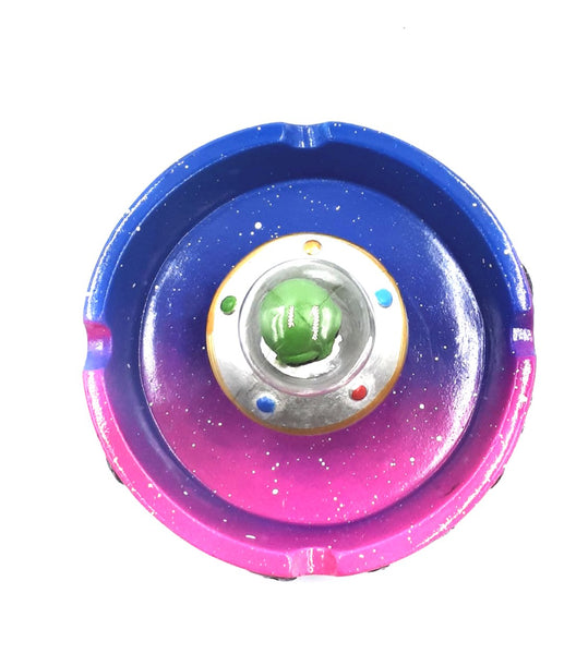 4.5" Green Alien Space Bobble-Head Ashtray