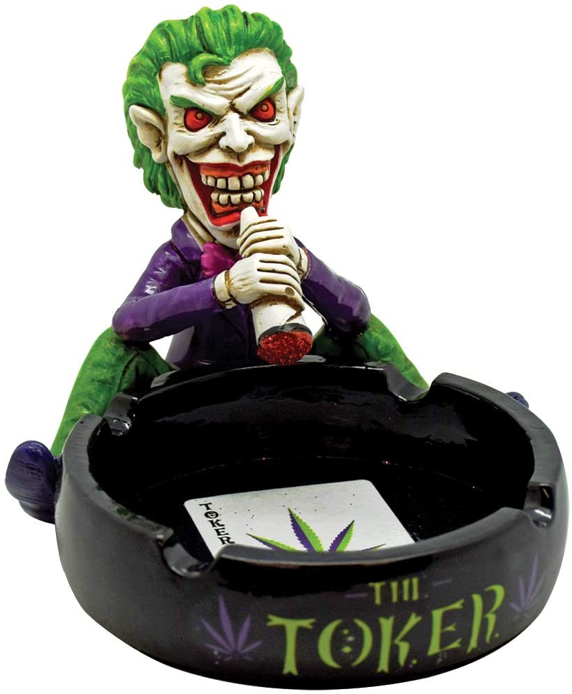 The Toker Ashtray -  Holds Keys Ticket Stubs and More built-in cigarette Rest