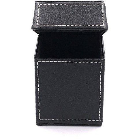 Fe.s.s. Black Stiched PU Cigarette Pack box Holder - For 85mm (Kings/Regular) Cigarettes, , fessonline, FESSONLINE