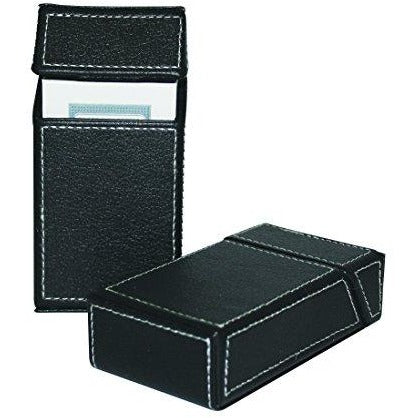 F.e.s.s. Black Stiched PU Cigarette Pack box Holder - For 100mm Cigarettes, , fessonline, FESSONLINE