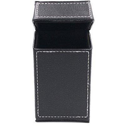 F.e.s.s. Black Stiched PU Cigarette Pack box Holder - For 100mm Cigarettes, , fessonline, FESSONLINE