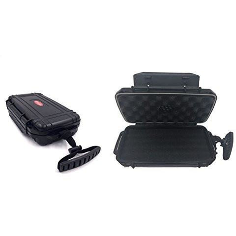 Fess F5 Black Travel Cigar Humidor Waterproof Holder Case for up to 5 Cigars, , fessonline, FESSONLINE