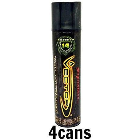 4 cans of Vector Premium 320ml 14x Filtered Refined Butane Fuel by KGM Vector, , fessonline, FESSONLINE