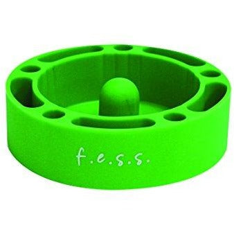 F.e.s.s. Fess Silicone Premium AshTray w/ Glass Friendly Tapping Center (Green), , fessonline, FESSONLINE