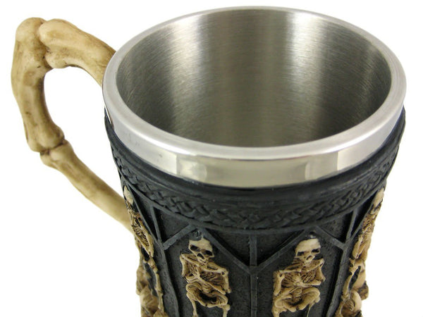 Ossuary Style Skeleton Tankard Coffee Mug Cup, , FESSONLINE, FESSONLINE