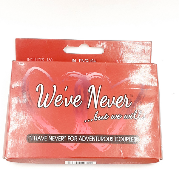 "We have never but we will" card game for adventurous couples
