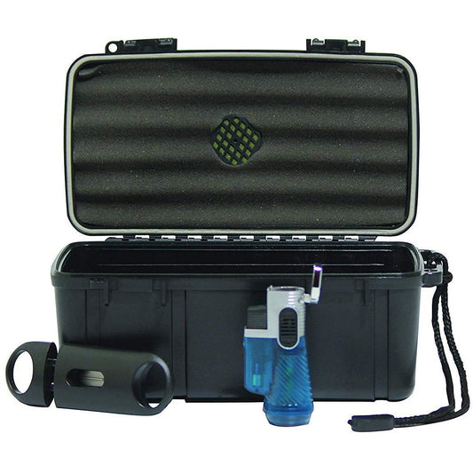 Trident Medium Gift Set Holds up to 15ct Travel Cigar Humidor, , m4wholesale.com, FESSONLINE