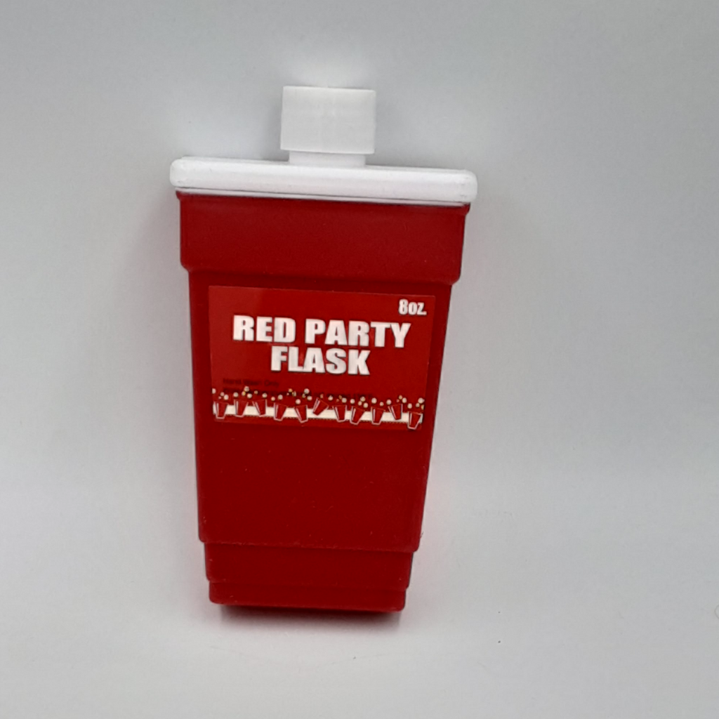 Flask RED PARTY (plastic)