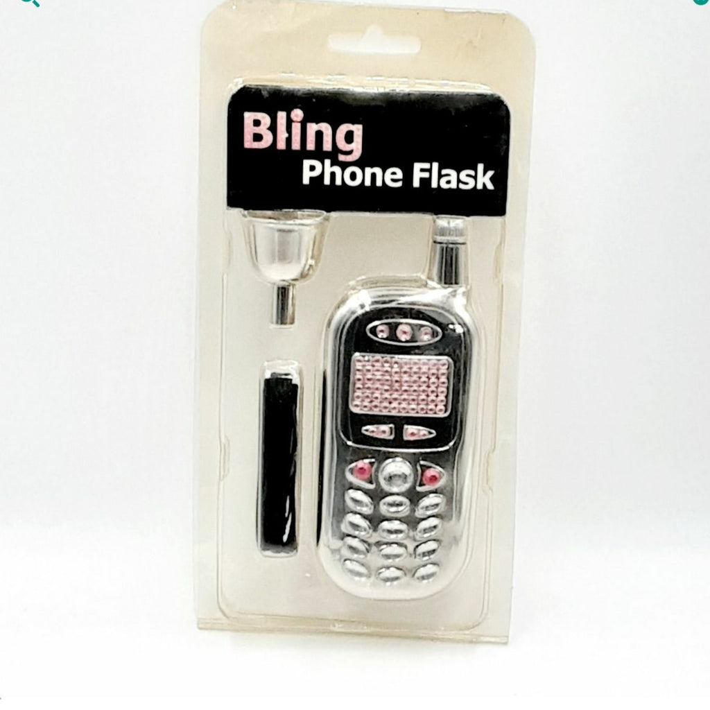 Bling phone flask