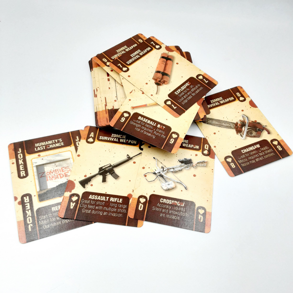 Zombie Outbreak Playing Cards