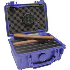 F.e.s.s. Armour Blue Travel Cigar Humidor Capacity Up To 15 Cigars, , m4wholesale.com, FESSONLINE