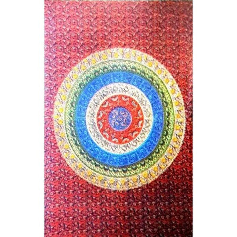Hippie Indian Tapestry Scallop Circles Mandala Tapestry Throw Wall Hanging Bedspread, , FESSONLINE, FESSONLINE