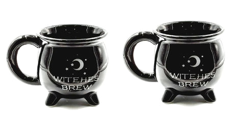 2 Pack Witehes Brew Cauldron Mug